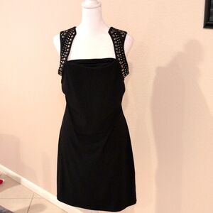 Rock And Republic Studed Black Dress Size Medium